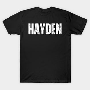 Hayden Name Gift Birthday Holiday Anniversary T-Shirt